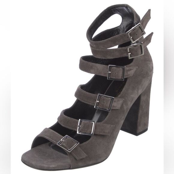 Saint Laurent suede heels - Picture 1 of 5